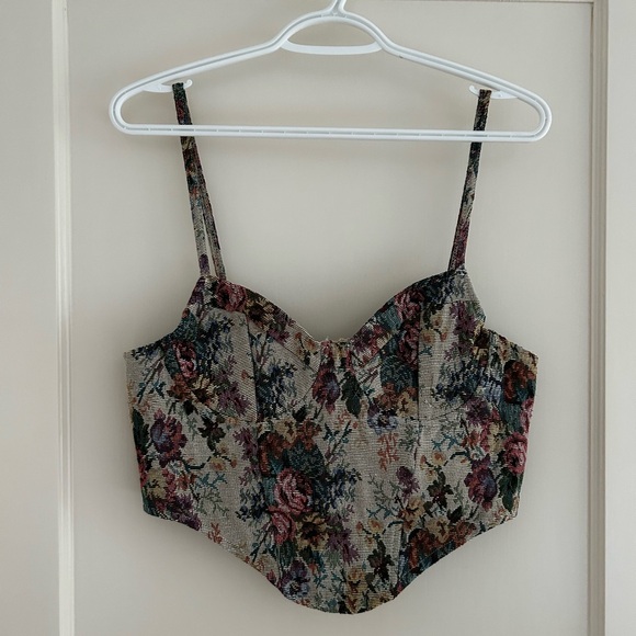 Tops - Floral Corset